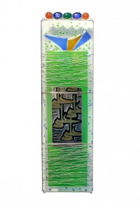 Shakil Ismail, 21 x 6 Inch, Metal & Glass Casting with Semi Precious Stone, Calligraphy Paintings, AC-SKL-023